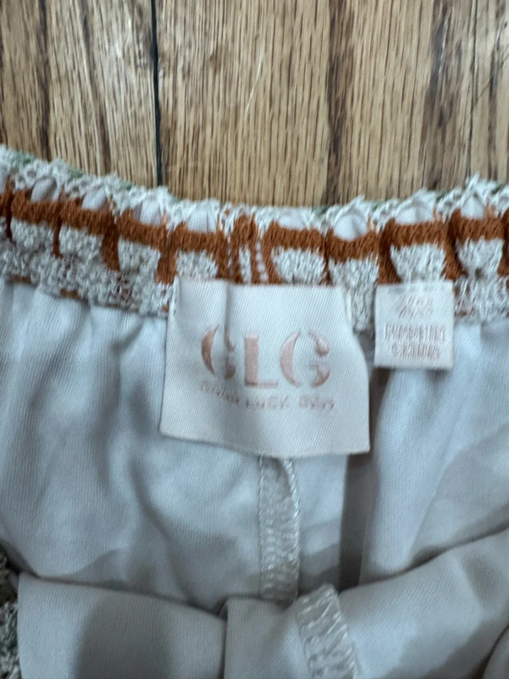 GLG (Good Luck Gem) Matching Crochet Set XS Folk Boho Minimalist